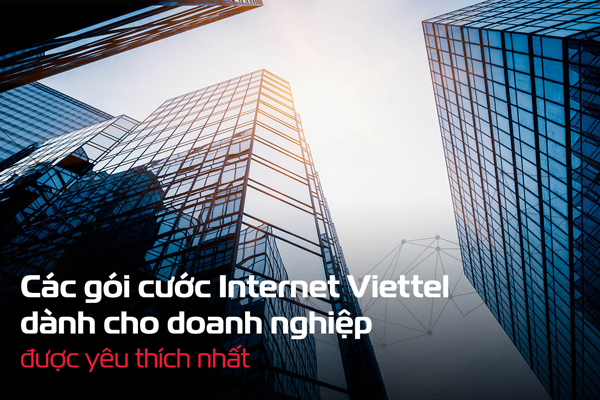 Dịch vụ internet Viettel cáp quang doanh nghiệp - các gói cước được lựa chọn nhiều nhất