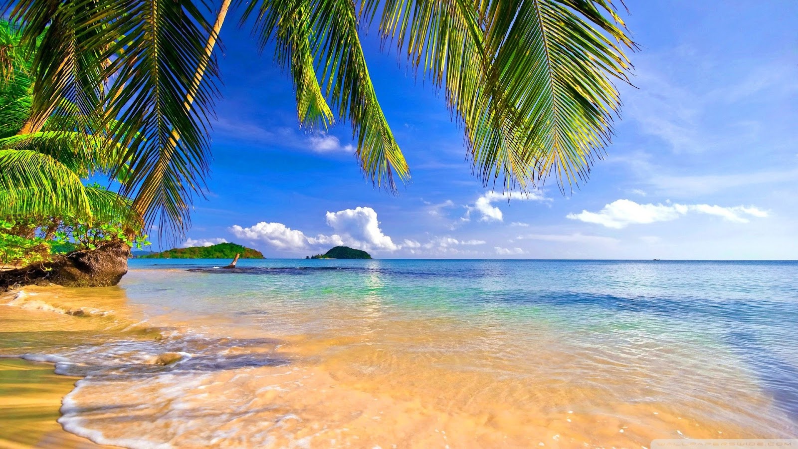 Tải 70 hình ảnh biển xanh đẹp nhất thế giới về máy tính - Ảnh nền máy tính Full HD về hình bãi biển xanh ngát - Viettelinternet24h.com