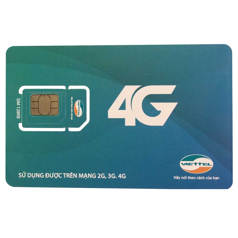 Sim 4G Viettel SG90 - Không giới hạn dung lượng (9Gb tốc độ 4G, sau đó dùng không giới hạn tốc độ 3G 1Mbs, xem youtube facebook mượt không bị đứng). Nạp