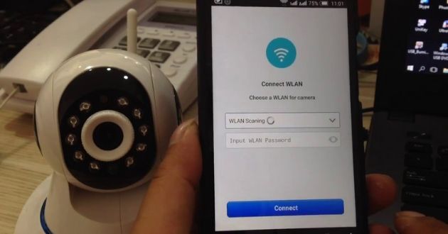 cách kết nối camera với điện thoại